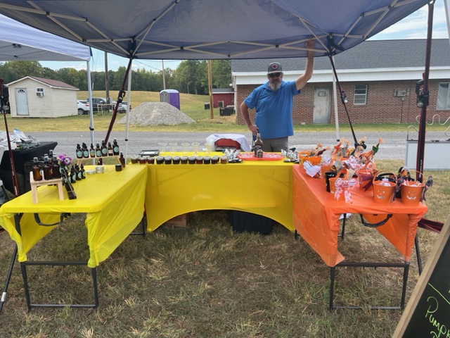 Sunset Holler Farms at local farmers market
